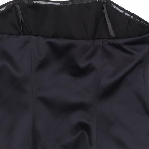 Marks and Spencer Womens Black Polyester Basic Blouse Size 14 Off the Shoulder