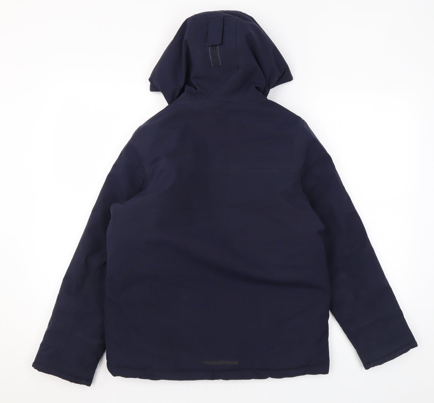 TOG24 Boys Blue Rain Coat Coat Size 12-13 Years Zip