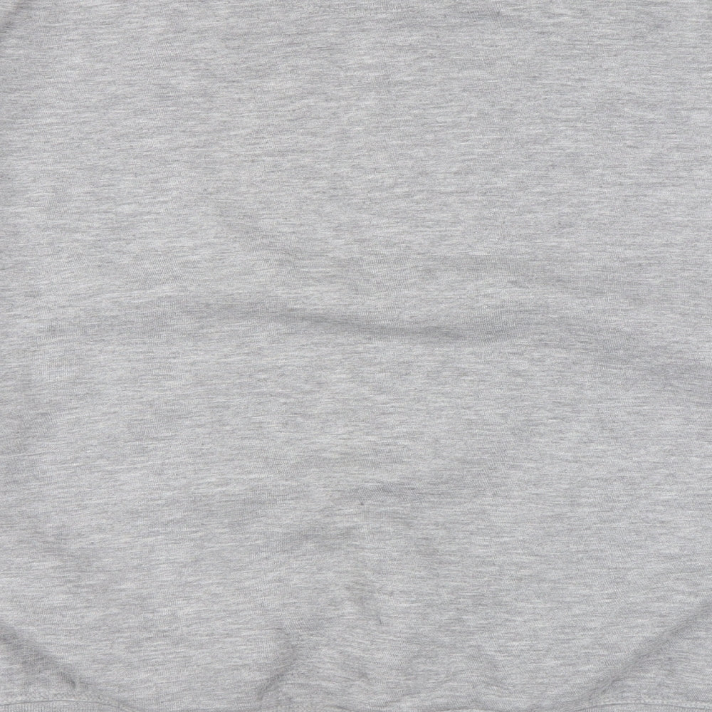 Reebok Mens Grey Polyester Pullover Sweatshirt Size M
