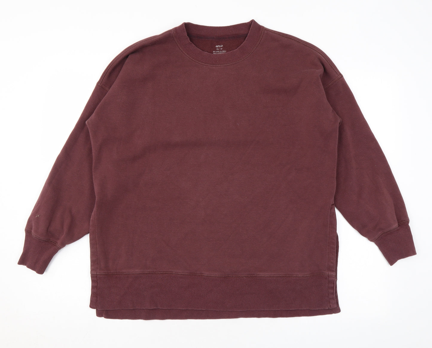 Aerie Mens Purple Polyester Pullover Sweatshirt Size XS