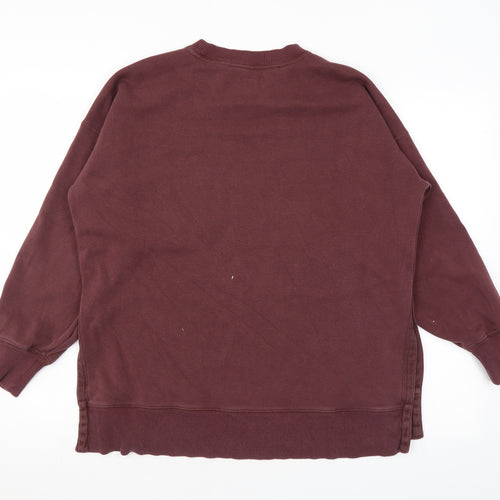 Aerie Mens Purple Polyester Pullover Sweatshirt Size XS