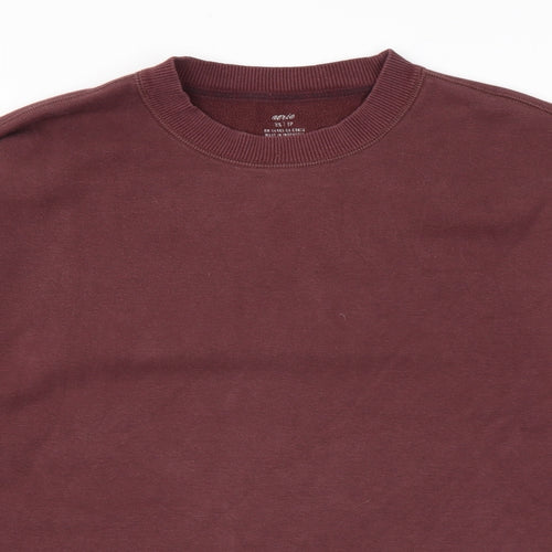 Aerie Mens Purple Polyester Pullover Sweatshirt Size XS