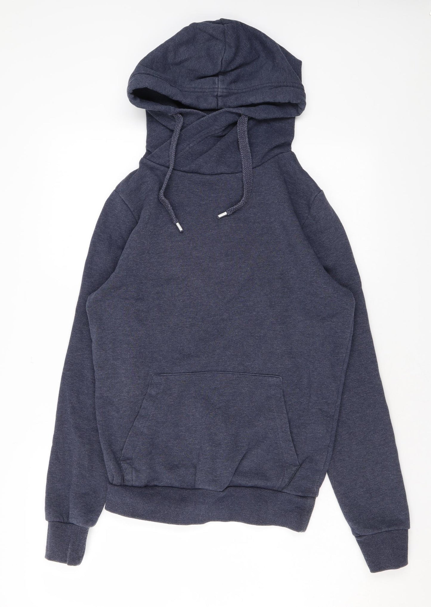 Divided by H&M Mens Blue Cotton Pullover Hoodie Size XS