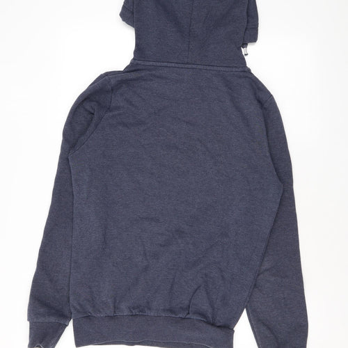 Divided by H&M Mens Blue Cotton Pullover Hoodie Size XS