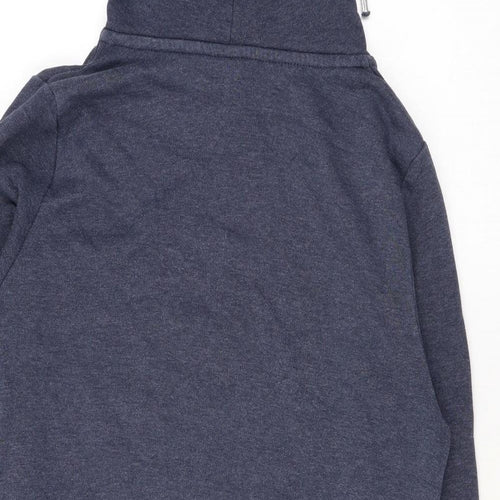 Divided by H&M Mens Blue Cotton Pullover Hoodie Size XS