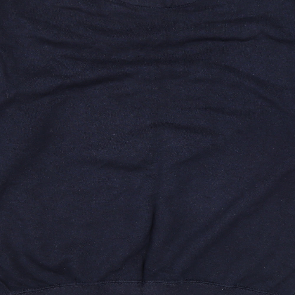 Chaps Ralph Lauren Mens Blue Cotton Pullover Sweatshirt Size M