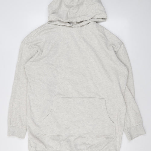 Divided by H&M Mens Beige Cotton Pullover Hoodie Size M