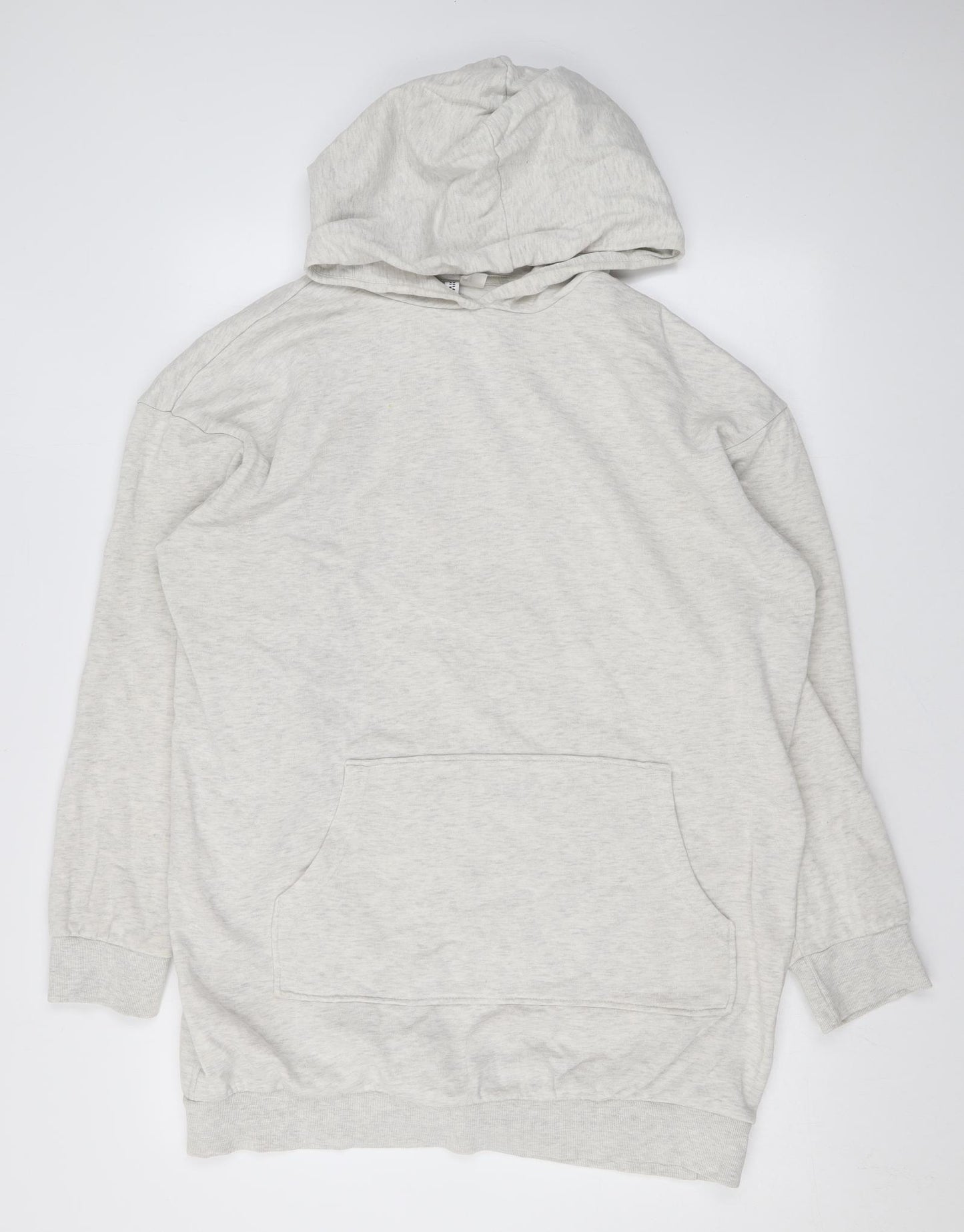 Divided by H&M Mens Beige Cotton Pullover Hoodie Size M