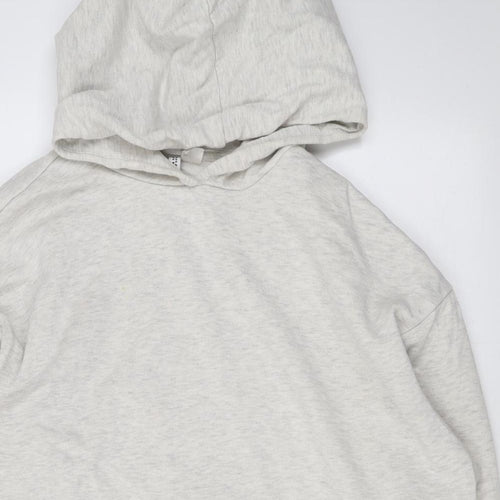 Divided by H&M Mens Beige Cotton Pullover Hoodie Size M