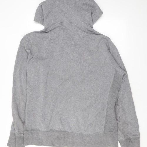 Franklin & Marshall Mens Grey Cotton Full Zip Hoodie Size 2XL