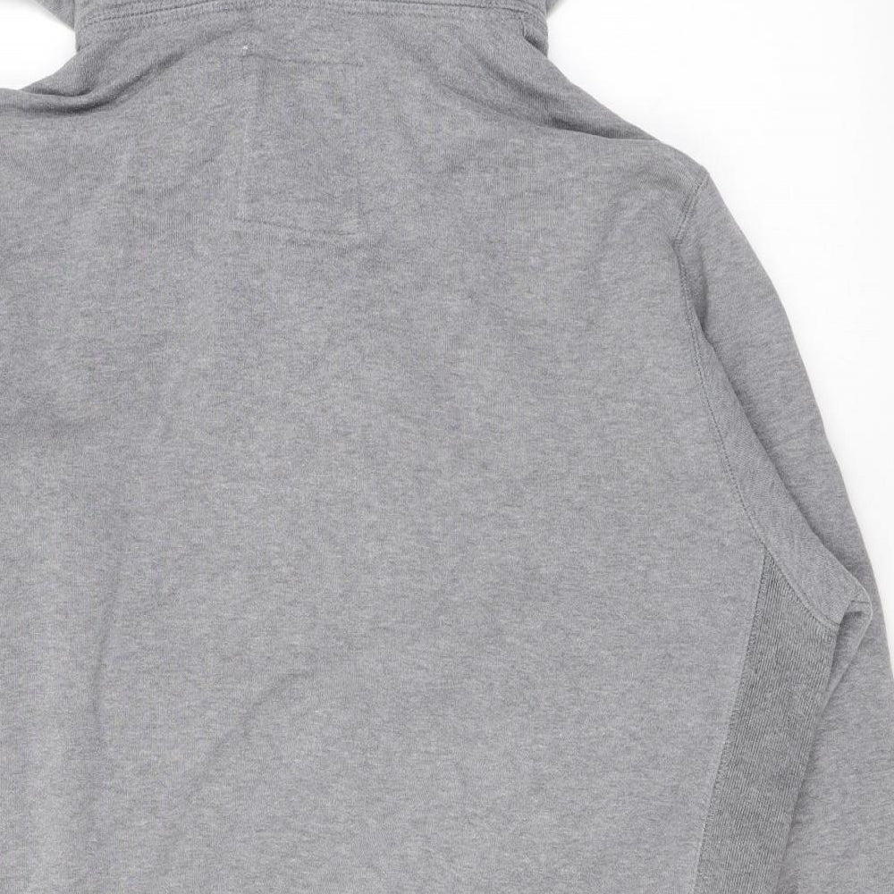 Franklin & Marshall Mens Grey Cotton Full Zip Hoodie Size 2XL