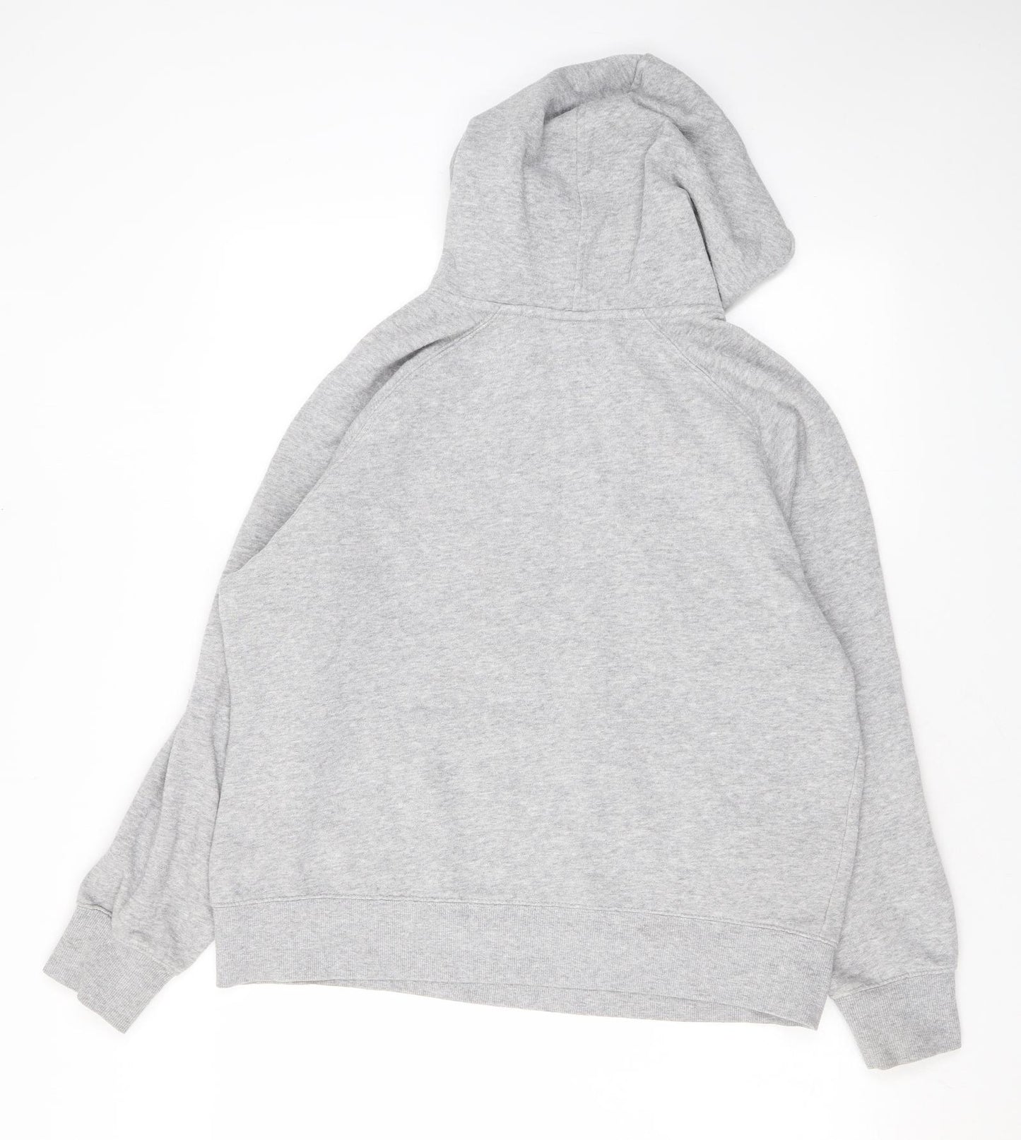 New Balance Mens Grey Cotton Pullover Hoodie Size L