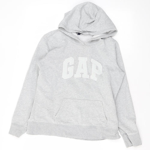 Gap Mens Grey Cotton Pullover Hoodie Size M