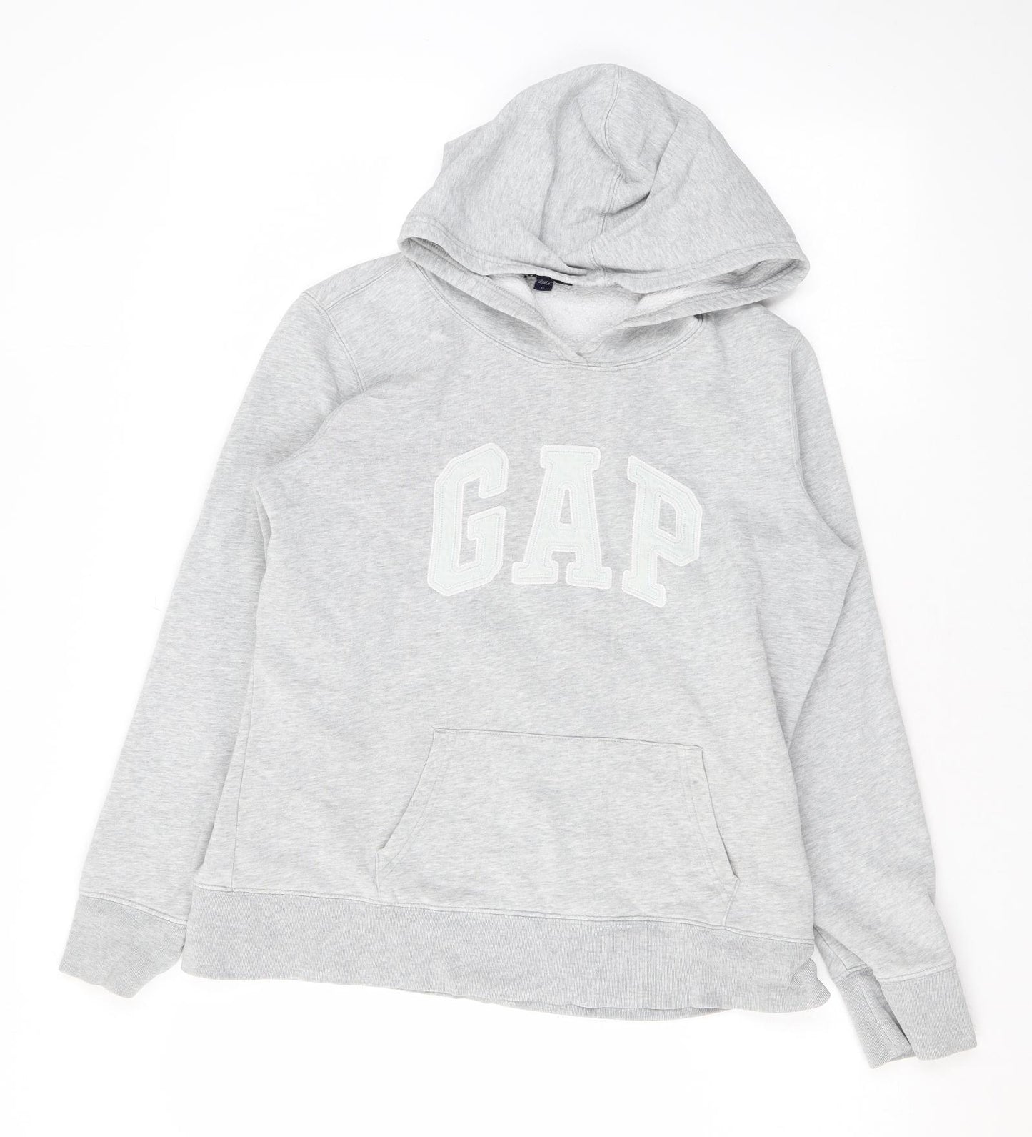 Gap Mens Grey Cotton Pullover Hoodie Size M