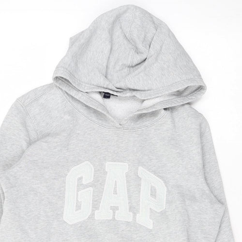 Gap Mens Grey Cotton Pullover Hoodie Size M