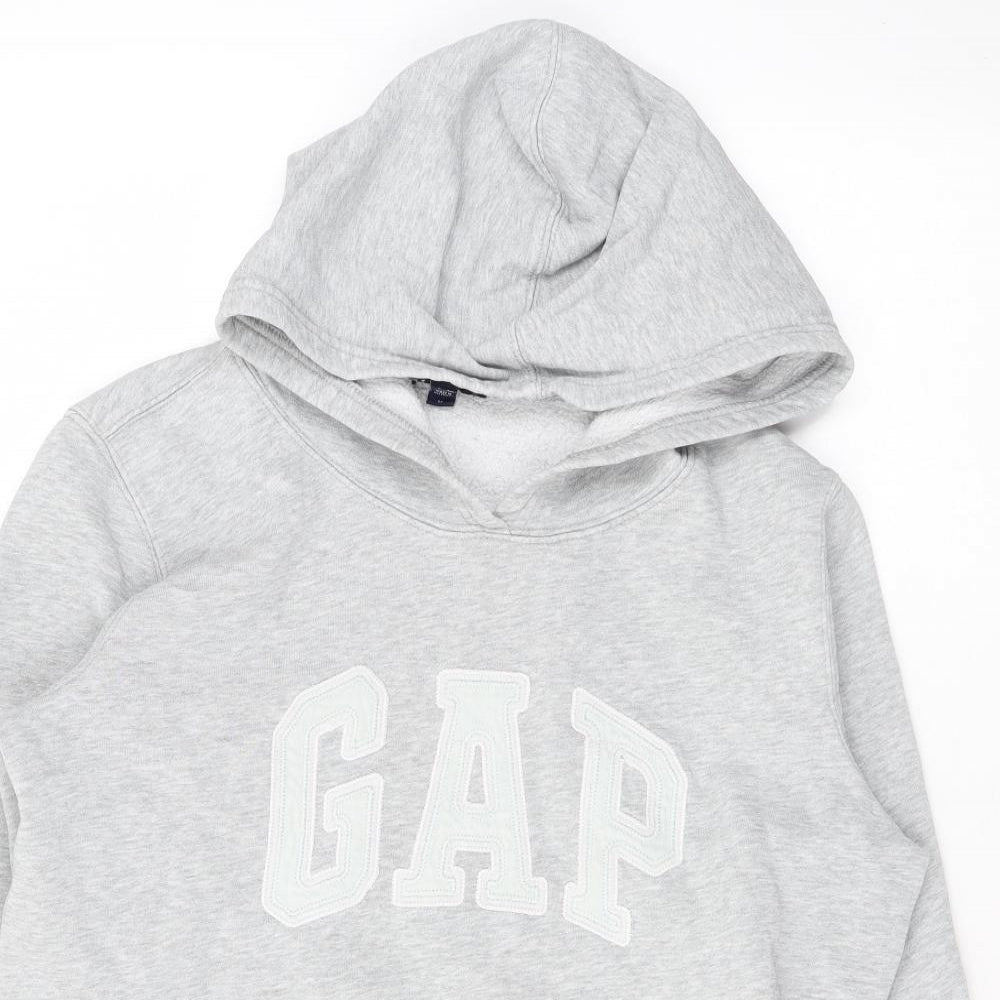 Gap Mens Grey Cotton Pullover Hoodie Size M