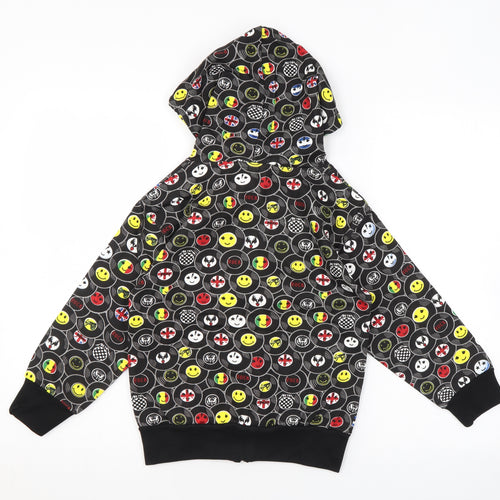 Bubble Boys Multicoloured Geometric Polyester Full Zip Hoodie Size 6 Years Zip