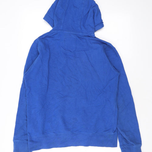 Burton Mens Blue Cotton Pullover Hoodie Size S