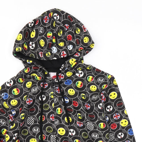 Bubble Boys Multicoloured Geometric Polyester Full Zip Hoodie Size 6 Years Zip
