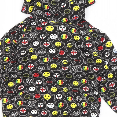 Bubble Boys Multicoloured Geometric Polyester Full Zip Hoodie Size 6 Years Zip
