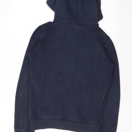 Jack Wills Womens Blue Cotton Pullover Hoodie Size 6 Pullover