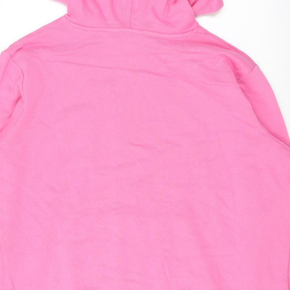 Marks and Spencer Womens Pink Cotton Pullover Hoodie Size XL Pullover