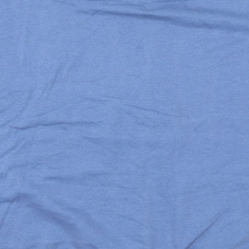 Bekkin Mens Blue Cotton Pullover Sweatshirt Size L