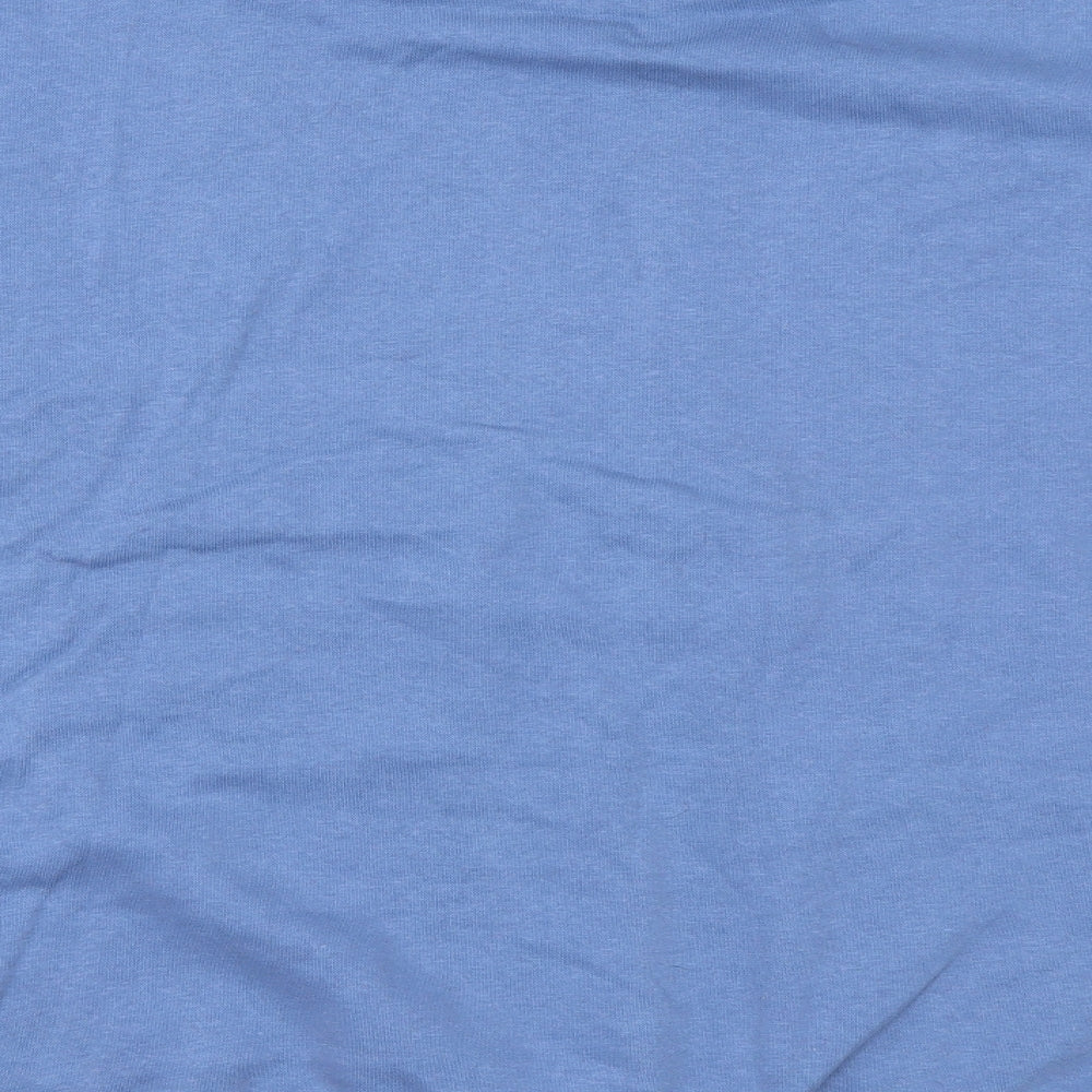 Bekkin Mens Blue Cotton Pullover Sweatshirt Size L