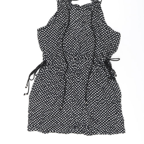 NEXT Womens Black Polka Dot Modal Cover Up Size 6
