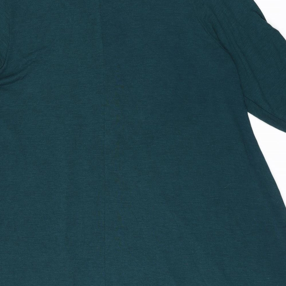 Love Yours Womens Green Polyester Basic T-Shirt Size 22 V-Neck - Size 22-24