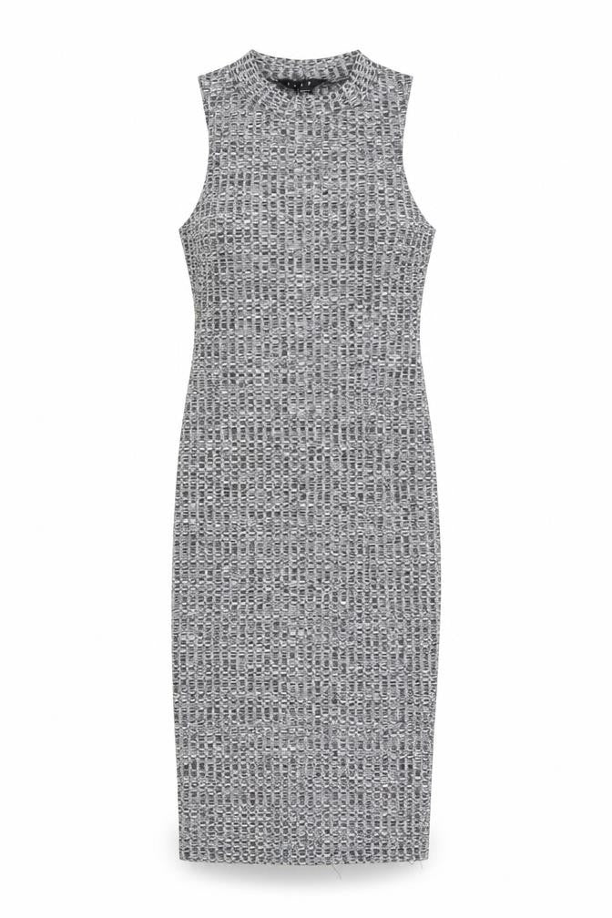 Front view of Snap women’s green polyester bodycon, size L, round neck pullover