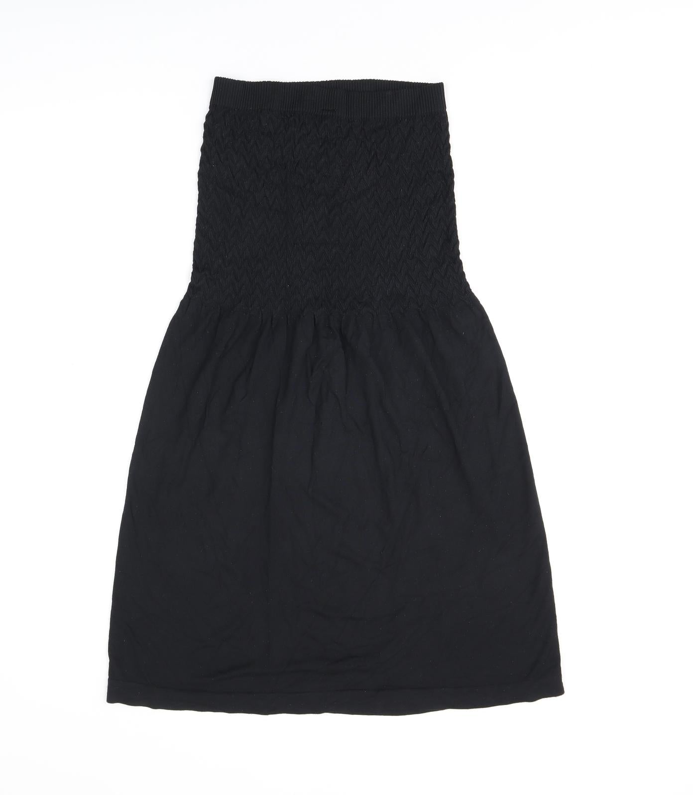 Ocean Club Womens Black Modal Mini Size 12 Off the Shoulder Pullover