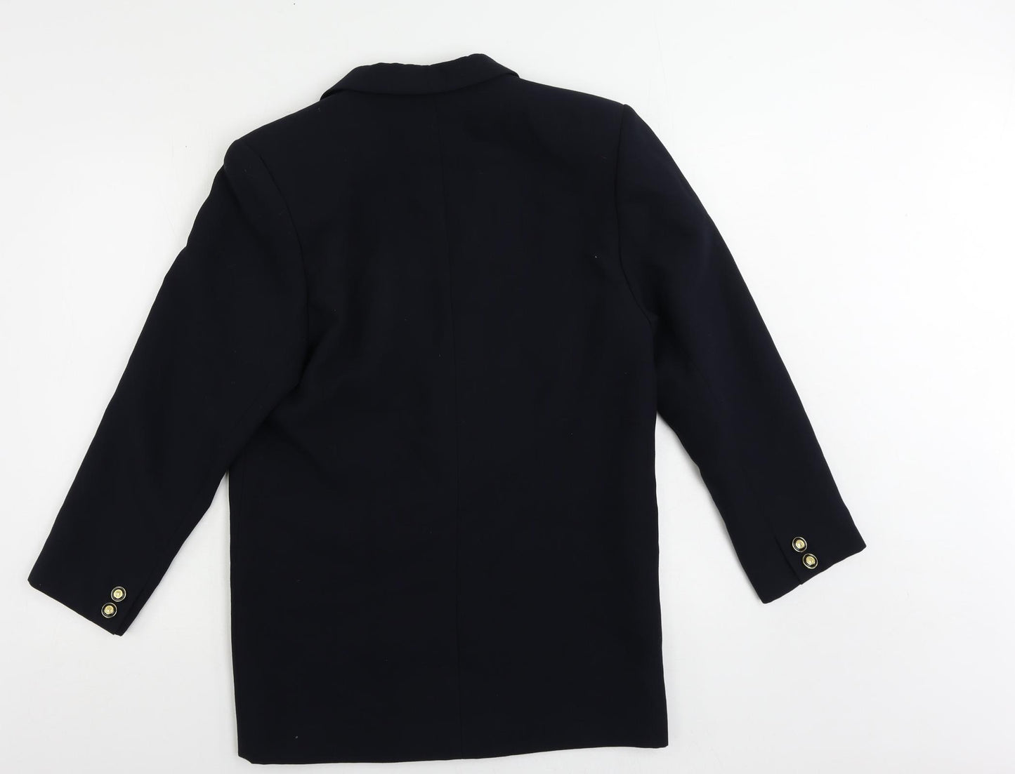 Hamells Womens Blue Jacket Blazer Size 10 Button