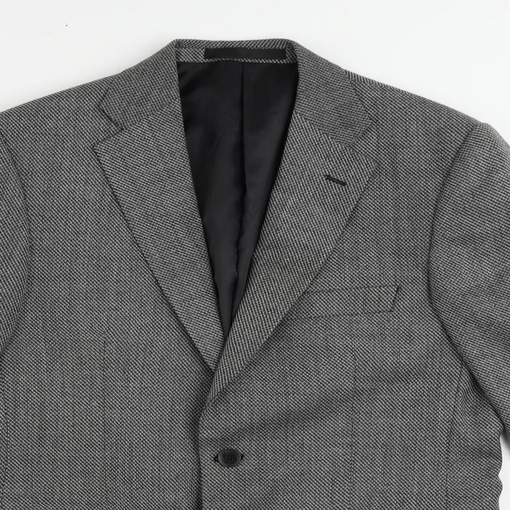 Marks and Spencer Mens Grey Wool Jacket Suit Jacket Size 38 Regular
