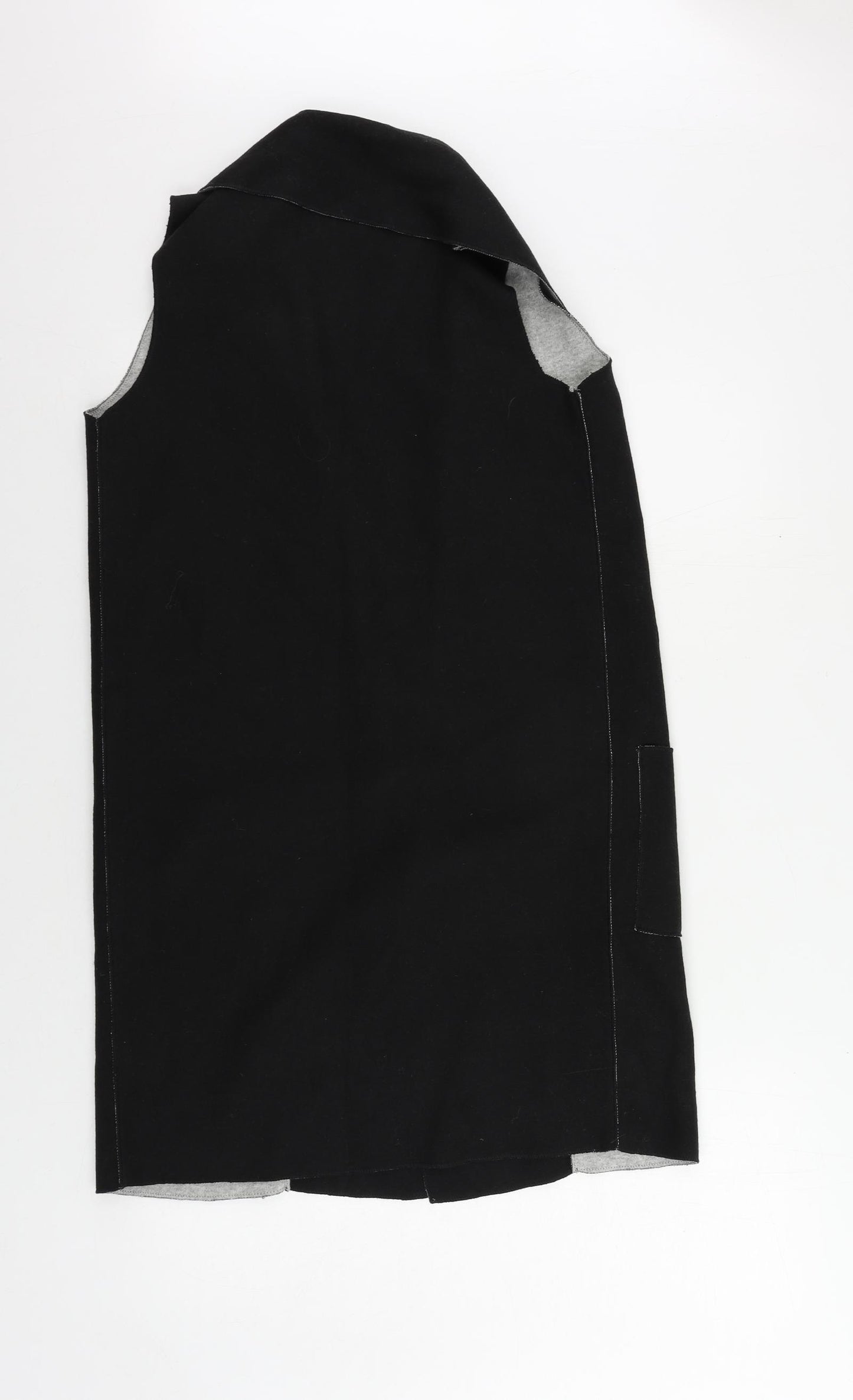 Marks and Spencer Womens Black Jacket Waistcoat Size S - Open