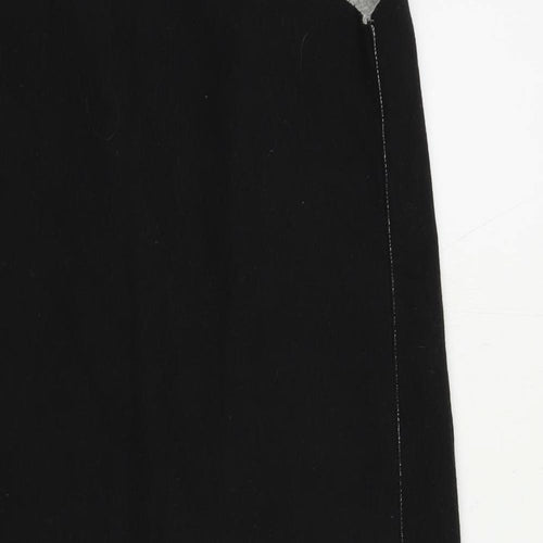 Marks and Spencer Womens Black Jacket Waistcoat Size S - Open