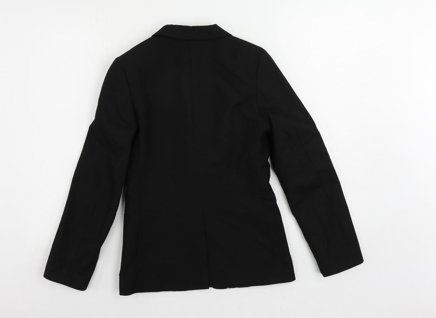Marks and Spencer Boys Black Jacket Blazer Size 11-12 Years Button - School Wear