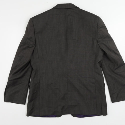 Paul Costelloe Mens Grey Wool Jacket Suit Jacket Size 40 Regular