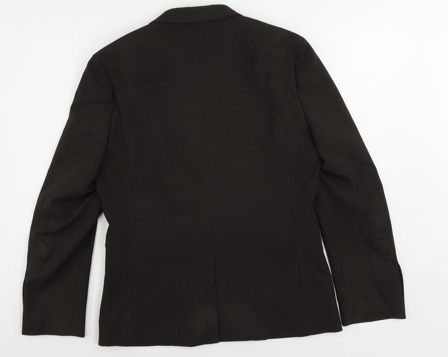 NEXT Mens Brown Polyester Jacket Suit Jacket Size 40 Regular
