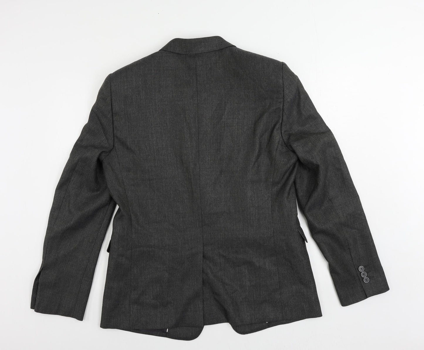 Emporio Armani Mens Grey Wool Jacket Suit Jacket Size 42 Regular