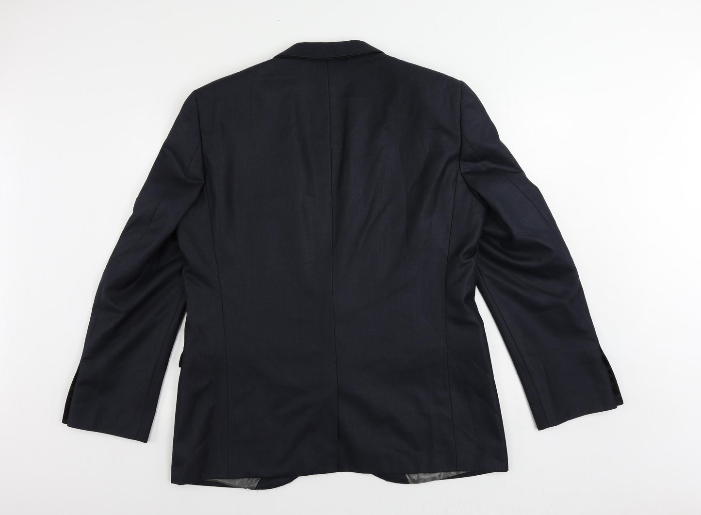 NEXT Mens Blue Polyester Jacket Suit Jacket Size 44 Regular