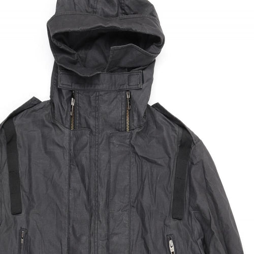 French Connection Womens Black Jacket Coat Size M Zip