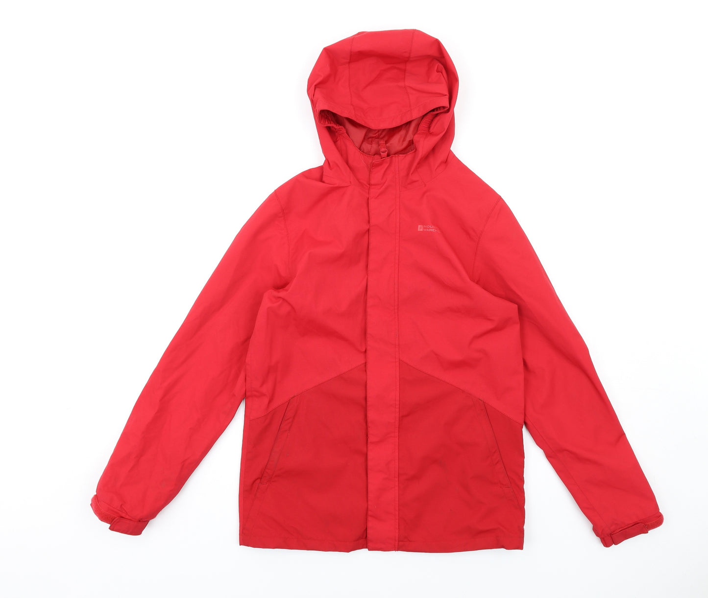 Mountain Warehouse Boys Red Rain Coat Coat Size 13 Years Zip