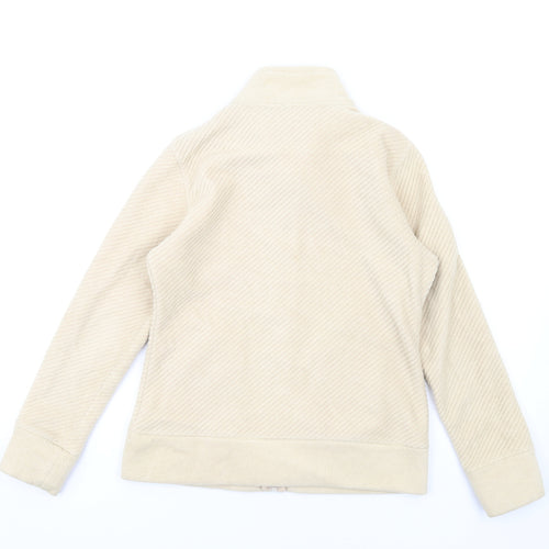 Marks and Spencer Womens Beige Jacket Size 10 Zip
