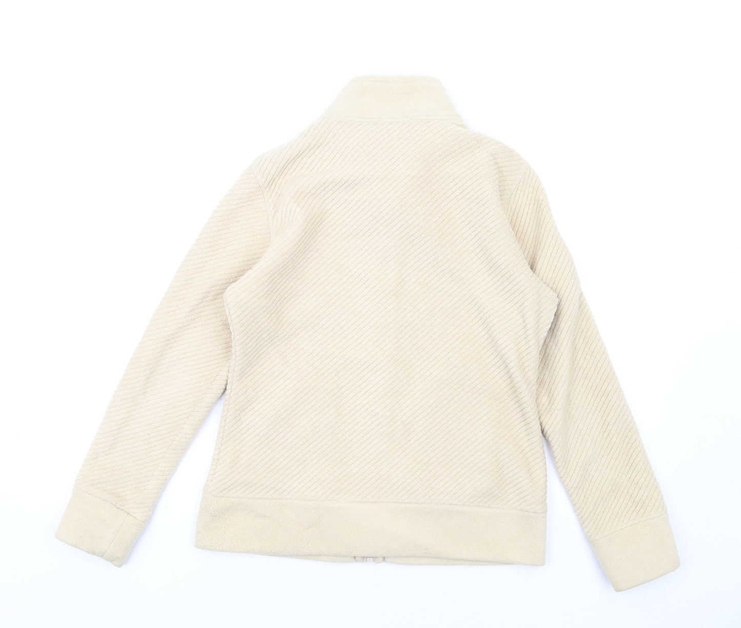 Marks and Spencer Womens Beige Jacket Size 10 Zip