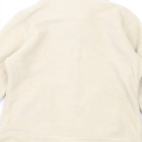 Marks and Spencer Womens Beige Jacket Size 10 Zip