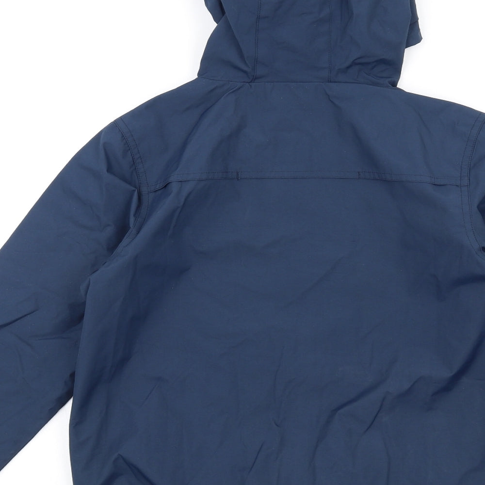 Manchester City FC Boys Blue Rain Coat Coat Size 12-13 Years Zip