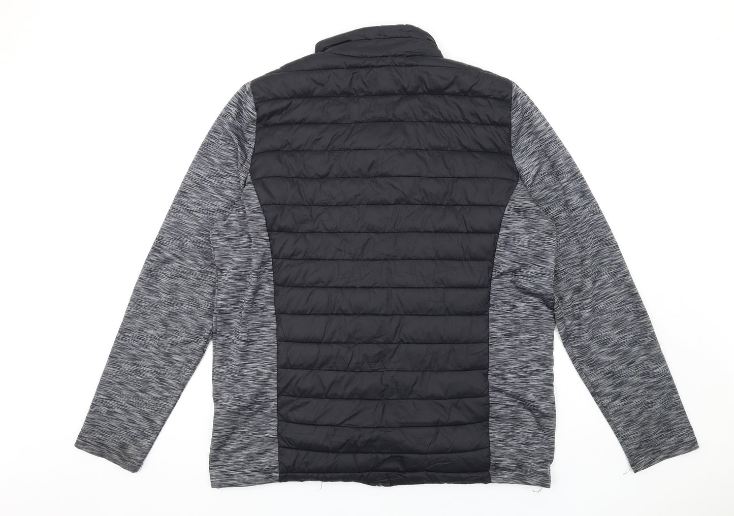 Trespass Mens Black Puffer Jacket Coat Size XL Zip