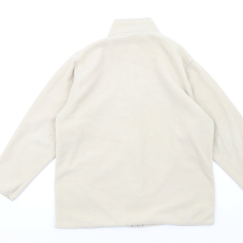 EWM Womens Beige Jacket Size 14 Zip