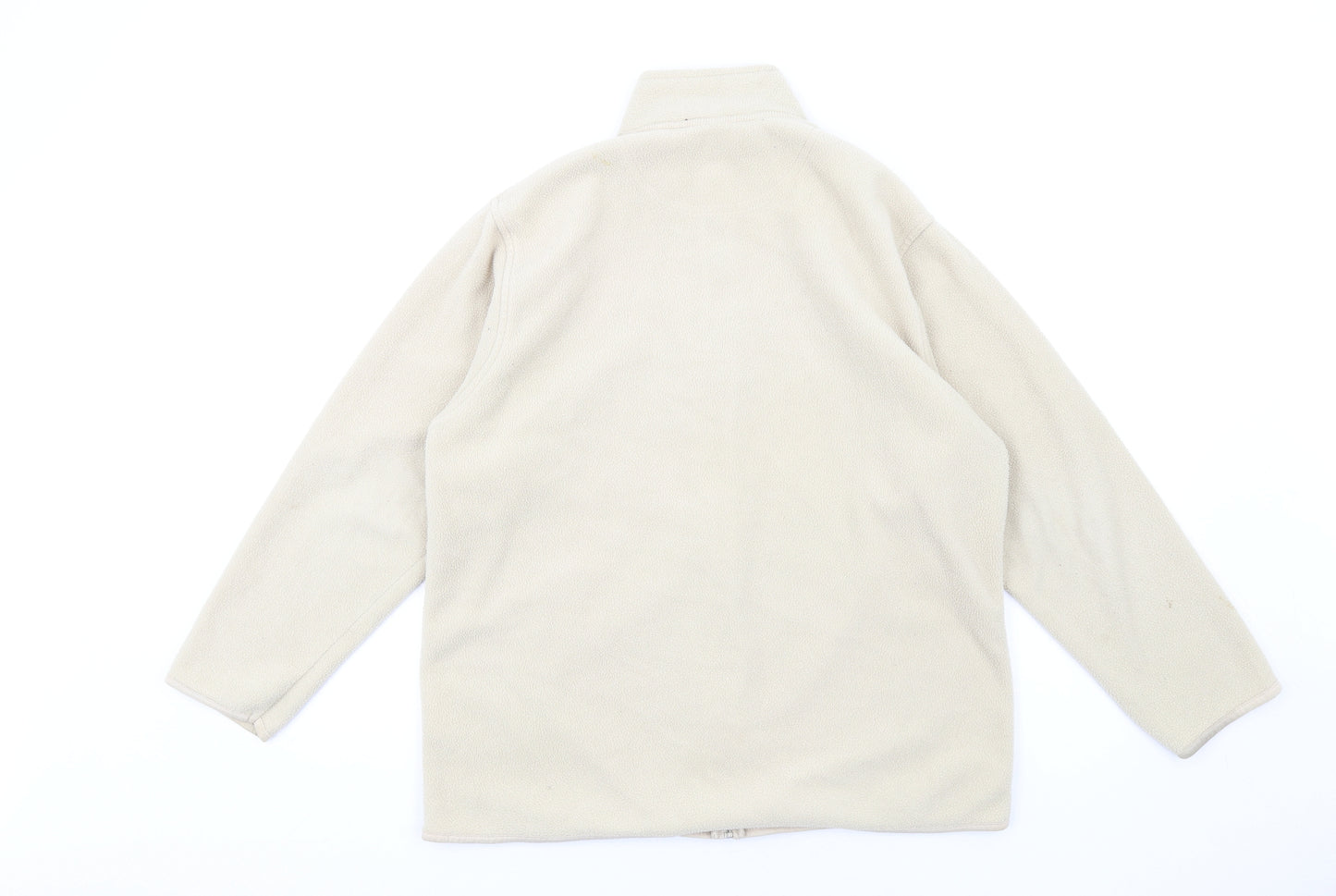 EWM Womens Beige Jacket Size 14 Zip